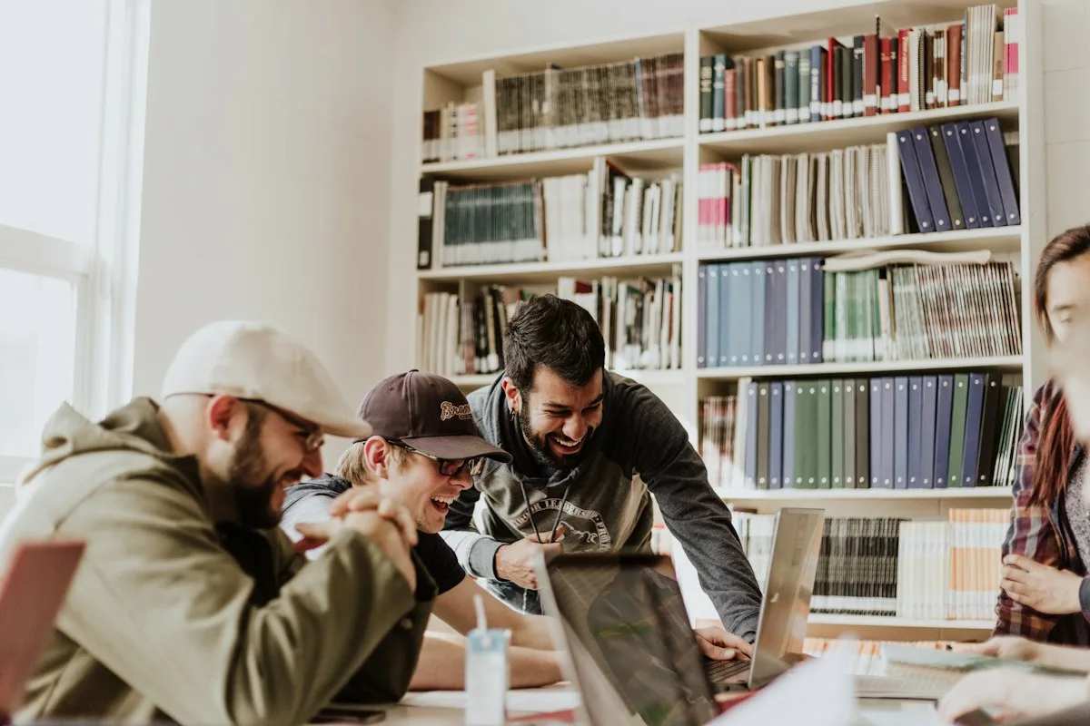 Entrepreneurs brainstorming MVP features